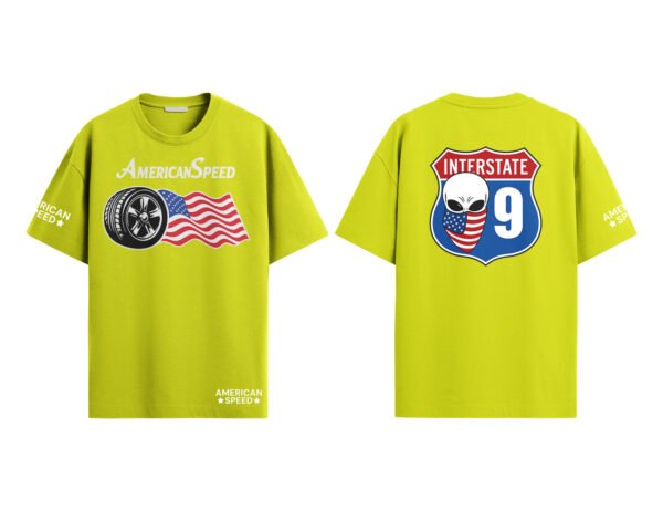 American Speed Yellow T-Shirt