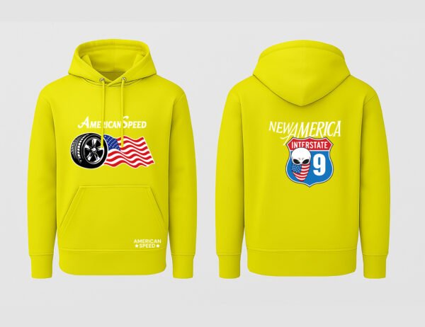 American Speed Yellow Hoodie